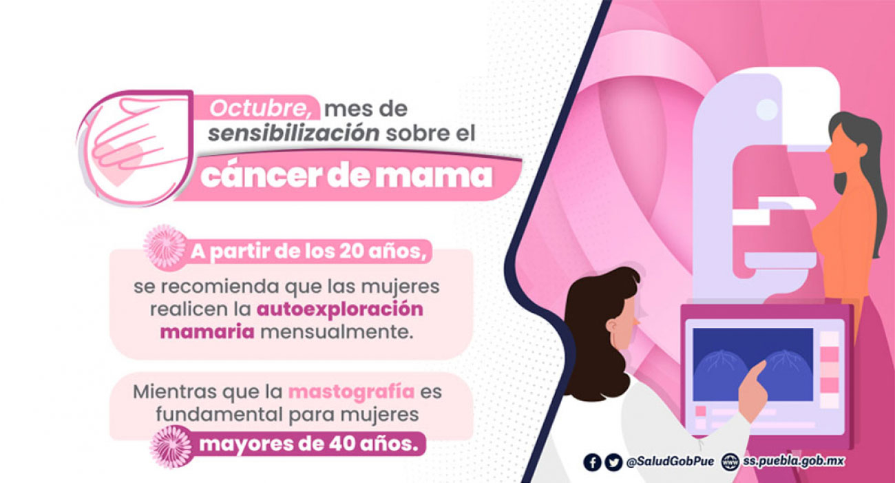 Mes de sensibilizaci&oacute;n sobre el C&aacute;ncer de mama